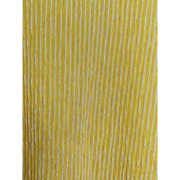 NWT ZARA Bright Yellow White Swing Textured Ribbed Tank Top SMALL Summer Spring - Picture 7 of 10